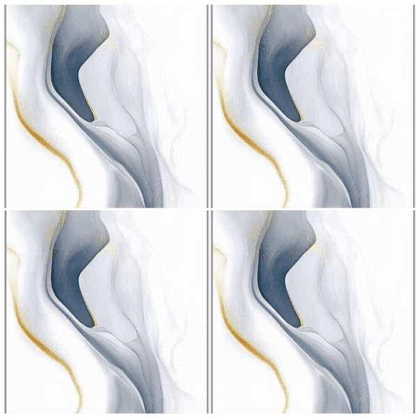 LTP6248 blue gold marble look glazed porcelain tile 60x60