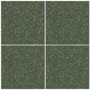 LTR6106 olive green terrazzo concrete look matte porcelain tile 60x60