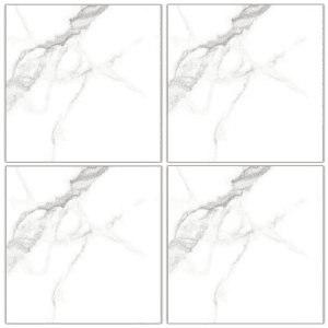 LTR6113 white carrara marble look matte porcelain tile 60x60