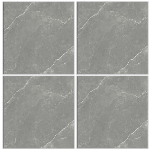 LTR6116 cool ash gray marble vein matte porcelain tile 60x60