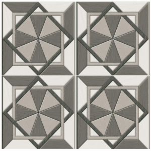 LTR6129 Gray Wood Parquet-Look Matte Porcelain Tile – 60x60