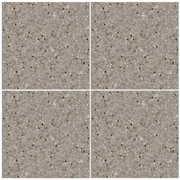 LTR6670 terrazzo gray matte porcelain tile 60x60 speckled stone design